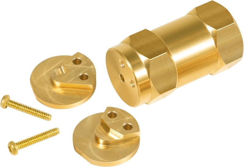 6541-1 Boomless Spray Nozzle #10 Orifices 1/2" FPT (90° &180° Caps) 4.2GPM 40PSI gallery