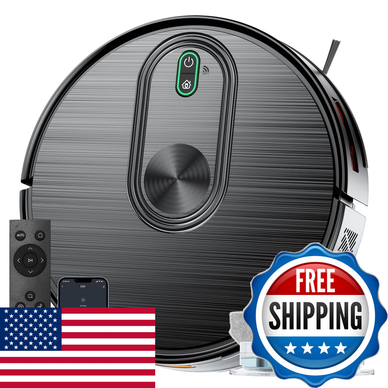 Xiebro Robot Vacuum And Mop Combo 6500Pa Strong Suction 2 In 1 Robotic Vacuum