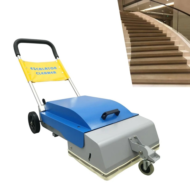 AutomaticWalking Ladder Step Cleaning Machine Line Type Escalator Scrubber 110V