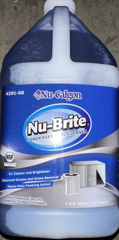 Nu-Brite Coil Cleaner 1 Gallon Brand New AC Unit Cleaner