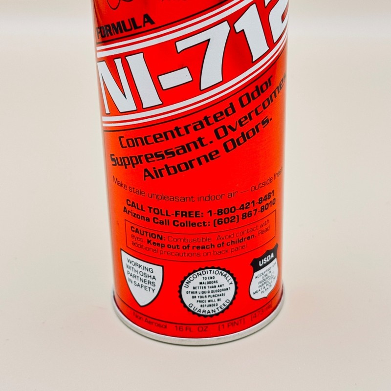 3 Cans of NI-712 Odor Suppressant 16 oz Neutron Industries Spray NO Sprayers gallery