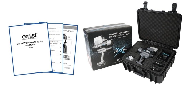 Emist EPIX360 Electrostatic Disinfectant Sprayer Cordless Handheld-(BRAND NEW) gallery
