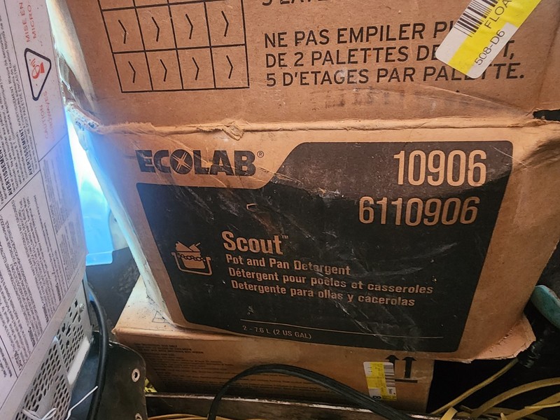 Ecolab Scout Pot & Pan Detergent, Unscented, 51-100 fl oz, MPN 6110906