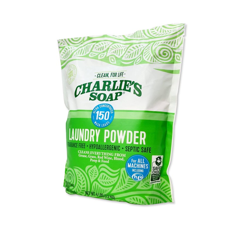 Charlie’s Soap Laundry Powder Detergent (150 64 Ounce (Pack of 1), WHITE gallery