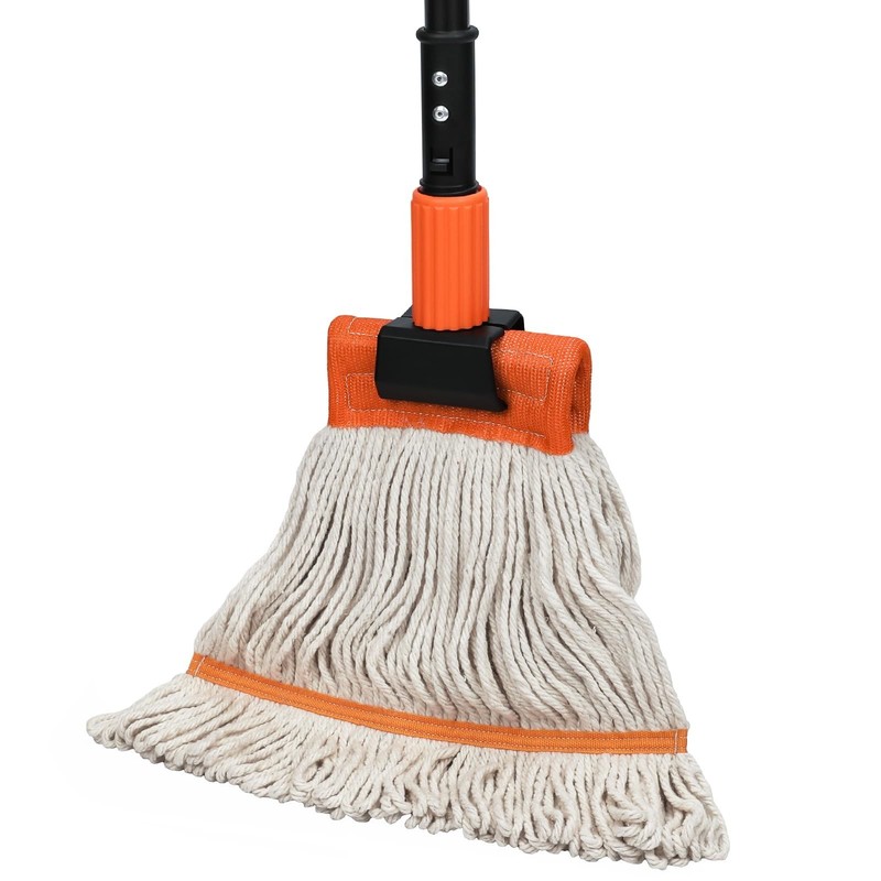 Commercial Mop, 58" Heavy Duty Industrial Mops for Floor Cleaning, String Cot...