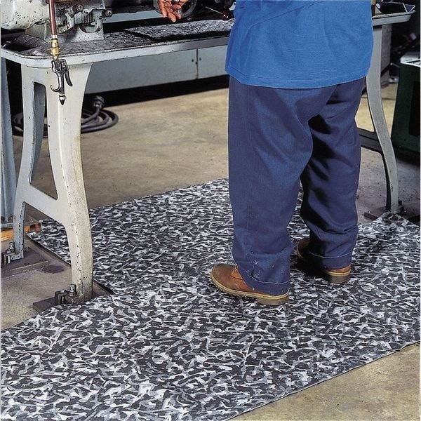 Brady Bm100 Sorbent Pad, 28 Gal, 15 In X 19 In, Universal, Gray, 100 Pk gallery