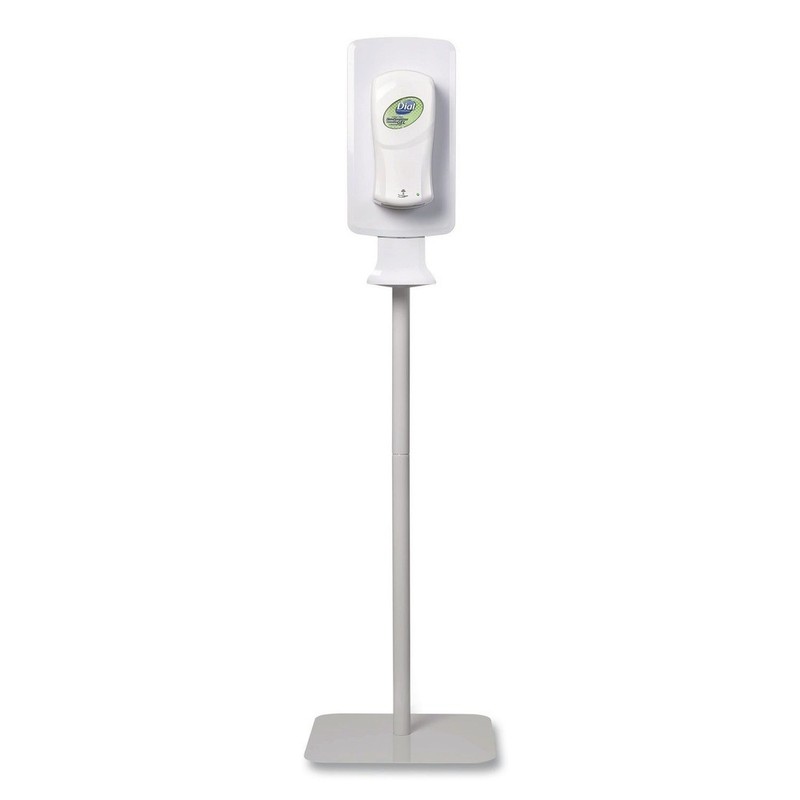 Dial 09495EA FIT 15.7" x 15.7" x 58.3" Touch Free Dispenser Stand - White New