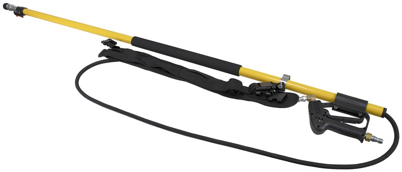 12′ Fiberglass Telescoping Wand 3800 PSI for Cold Water Pressure Washer and Belt