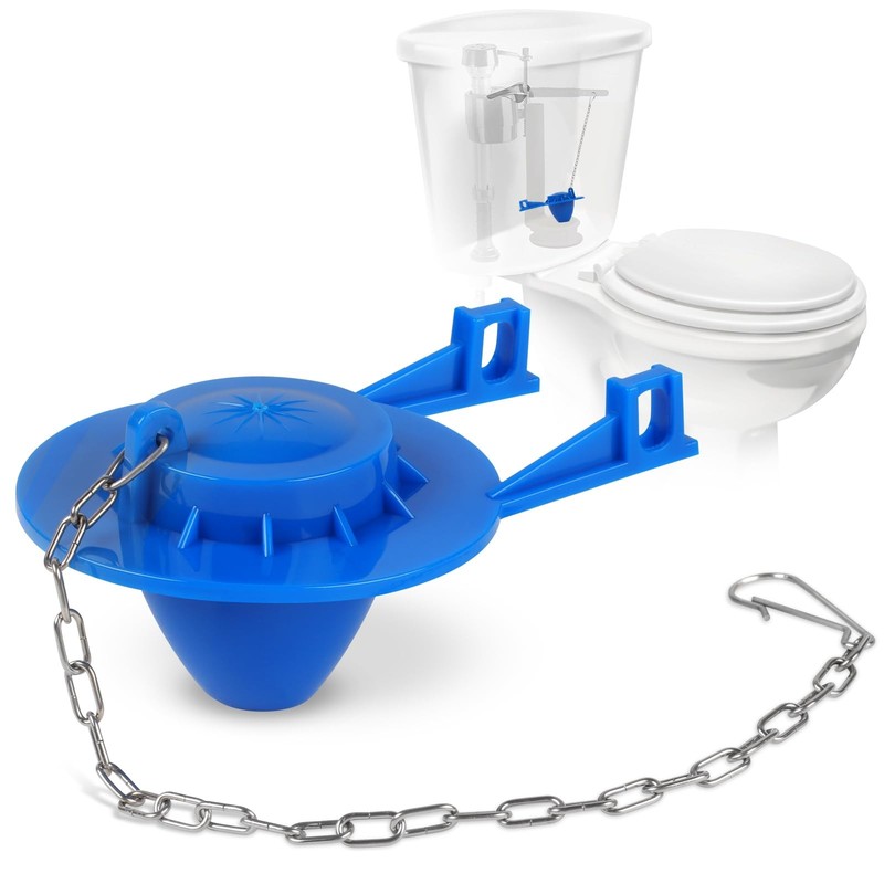 2 Inch Toilet Flapper Replacement Kit – Universal Stopper Blue