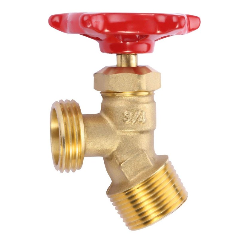 LitOrange Solid Brass Backyard 65 Degree Elbow NPT3/4″ To MHT 3/4″,