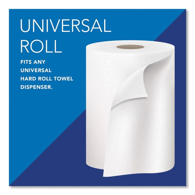 Scott 01005 8 in. x 1000 ft. Essential Hard Roll Towels - WT (6 Rolls/CT) New gallery