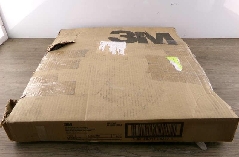 3M 7300 High-Productivity Pads For Stripping 19 In Black, (Case of 5) S7