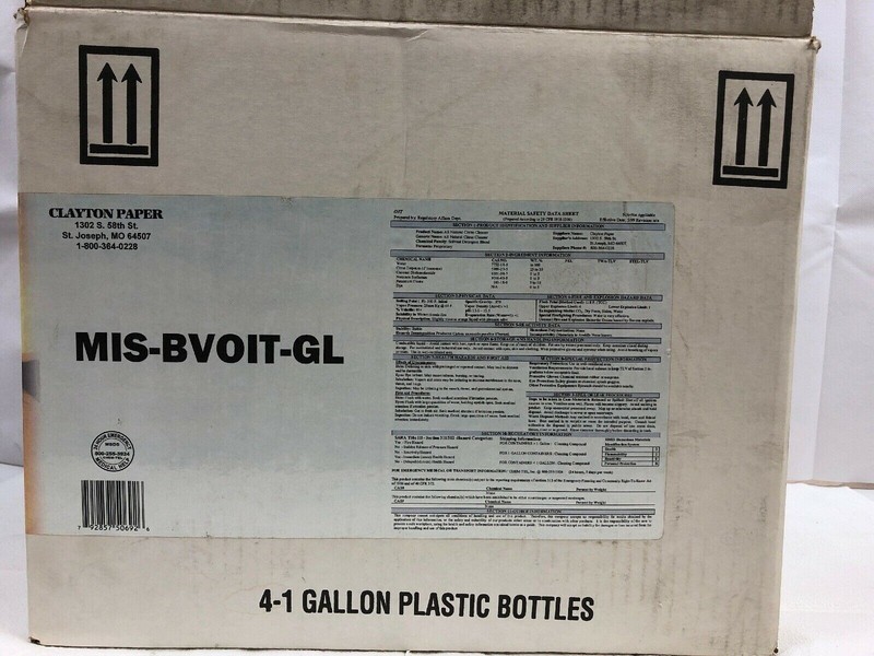 St. Joseph Paper All Natural Citrus Cleaner-MIS-BVOIT-GL–LOT OF 4-1 GALLON JUGS