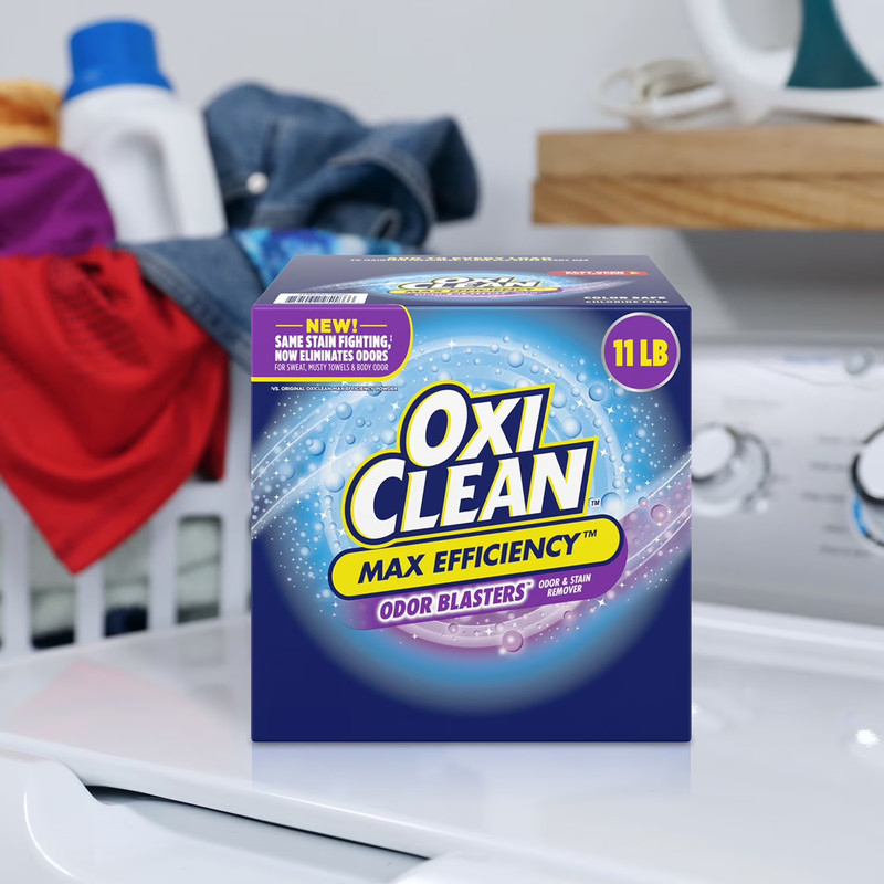 2X- OxiClean Max Efficiency Odor Blasters Laundry Stain Remover Powder, 11 lb gallery