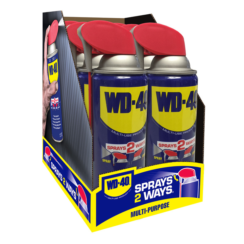(2 Pack) WD-40 Classic 12oz Multi-Use Lubricant Spray with Smart Straw. gallery