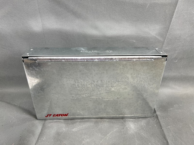 Lot Of 2 JT Eaton, Multiple Catch Steel Repeater 420 Mouse Trap, Silver