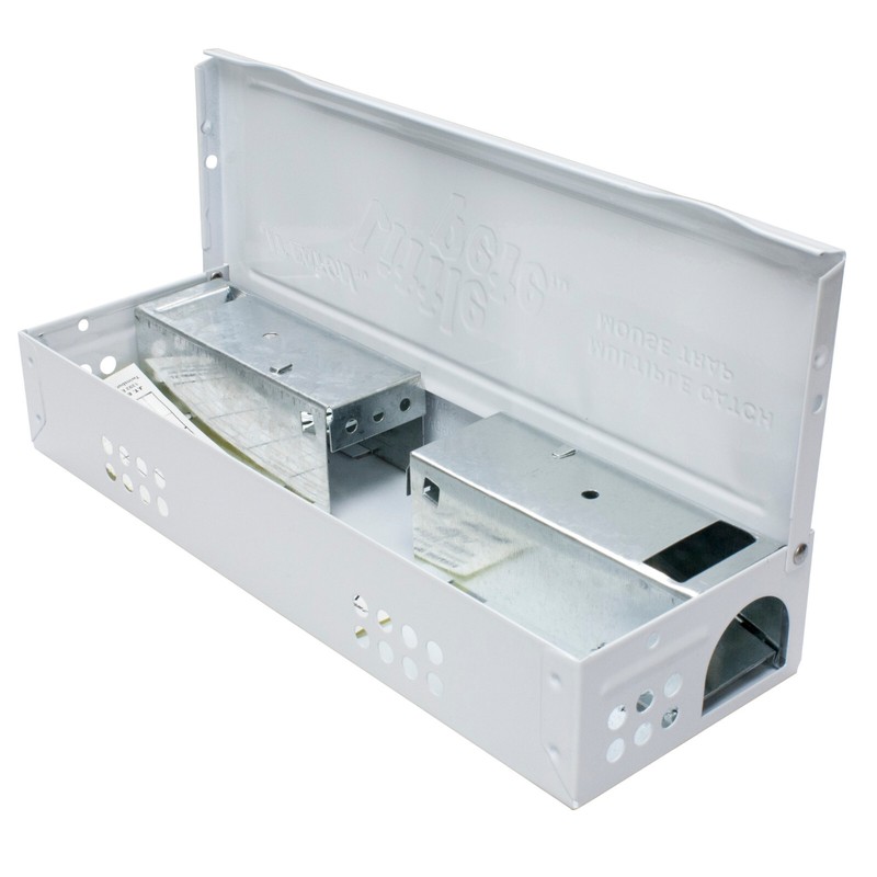 Live Catch - Multiple Catch Mouse Trap ( Case of 12 Traps) Solid Lid White 423WH gallery