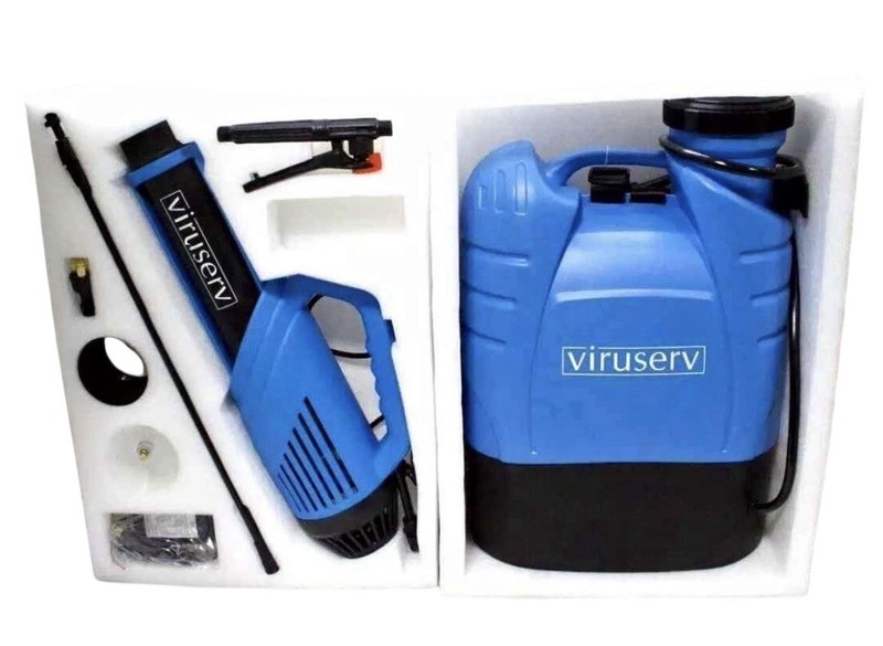 Viruserv Electrostatic Backpack Sprayer Commercial Sanitizer Kit 16L-VEB-5in1 gallery