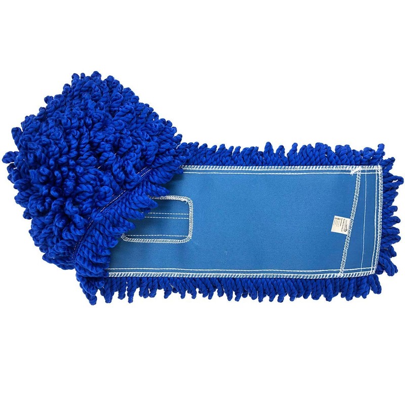 KLEEN HANDLER 24 Inch Microfiber Dust Mop, Medium 1 Pack, Blue – 24