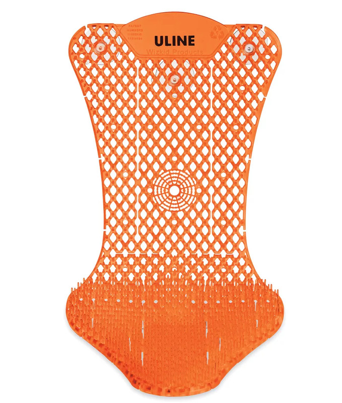Uline Deluxe Urinal Screen Fresh Products Wave 3D Mango Orange Lot of 6 New