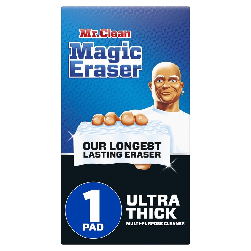 Mr. Clean Magic Eraser Ultra Thick Multi Purpose 1 Count (Pack of 1), White