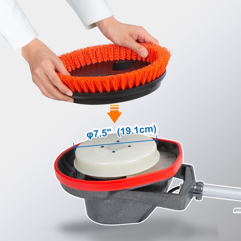 15 Scrub Brush For Hhq 15 Floor Buffer Machine Heavy-Duty Brush For Hhq gallery