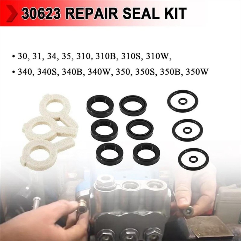 2Sets 30623 Sealing Kit Pump Washer Seals Kits For 30 31 34 310 340 gallery