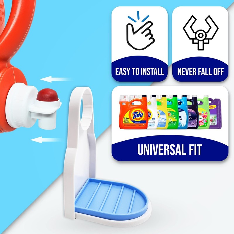 Simplation [2 Pack] Laundry Detergent Cup Holder, 2 Count (Pack of 1) gallery