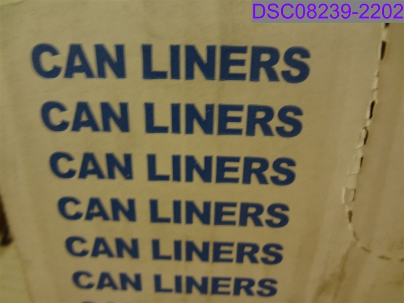 Qty = 1 Box of 500: Gray Can Liners 8-gallon 1-mil 24″ x 30″ P/N H08 G