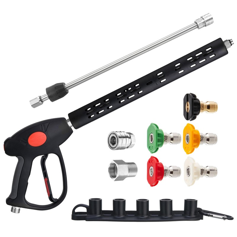 M MINGLE Replacement Pressure Washer Gun with Extension Wand, M22 40 Inch