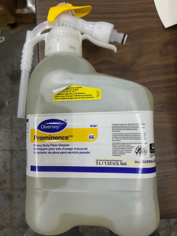 Diversey Prominence 66 Heavy Duty Floor Cleaner 5L 1.32 gallons