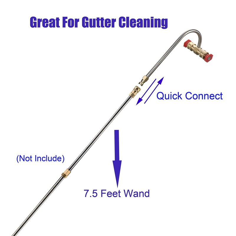 Tool Daily Gutter Cleaner Attachment for 8.85 x 2.75 x 3.93 inches, Silver gallery
