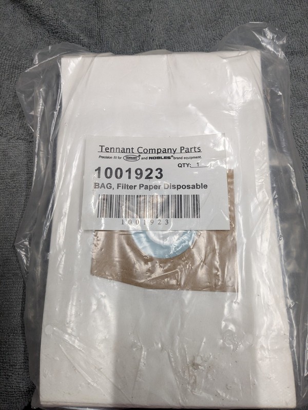 NOBLES #1001923 FILTER BAGS, PACK OF 10 FOR ULTRASHINE, TENNANT 2370 BURNISHER