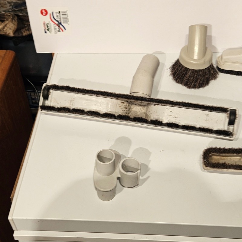 Universal Vacuum Cleaner Attachment Set 8-Piece Gray Black Multi-Surface Tools * gallery
