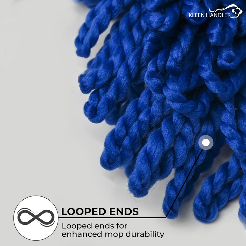 KLEEN HANDLER 24 Inch Microfiber Dust Mop, Medium 1 Pack, Blue - 24 gallery