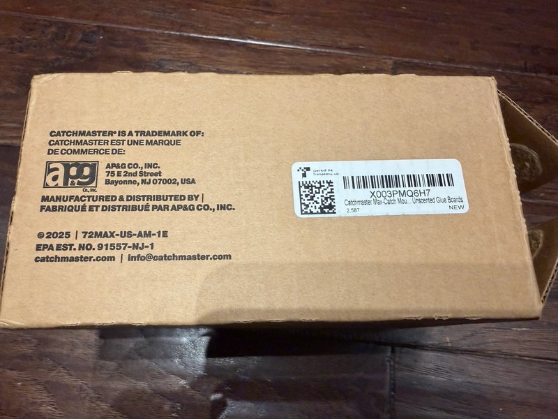 Catchmaster Max-Catch Mouse Insect Pest Glue Boards Traps 72 Pack 5.25 x 8.25 in gallery