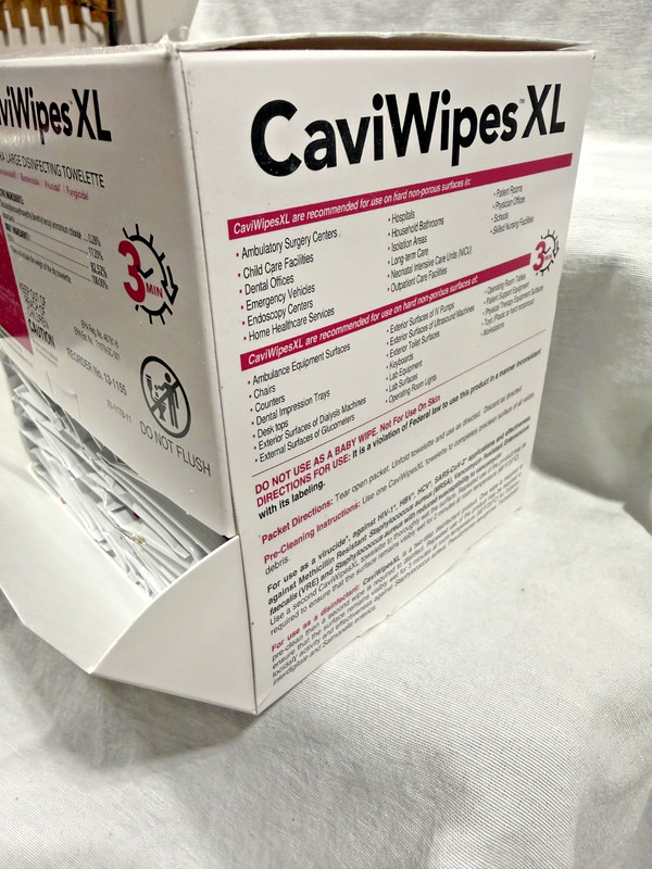 Metrex CaviWipes XL Disinfecting Wipes 50 Count Canister Hospital Medical New gallery