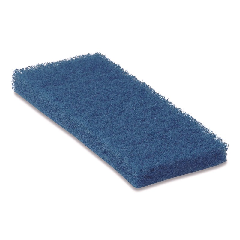 Octopus 102 Medium Duty Cleaning Pad, 5 x 9, Blue, 20/Carton