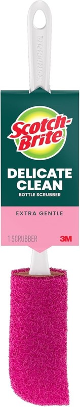 Water Bottle Scrubber Safe On Glass Plastic & Stainless Steel