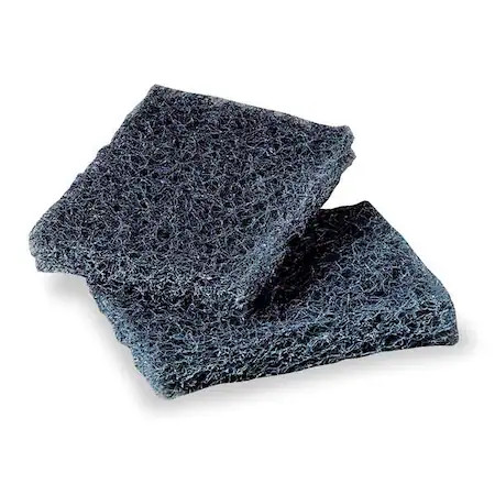 3M-Scouring Pad, Blue, 5″ L, 3-1/2″ W, PK40|119747