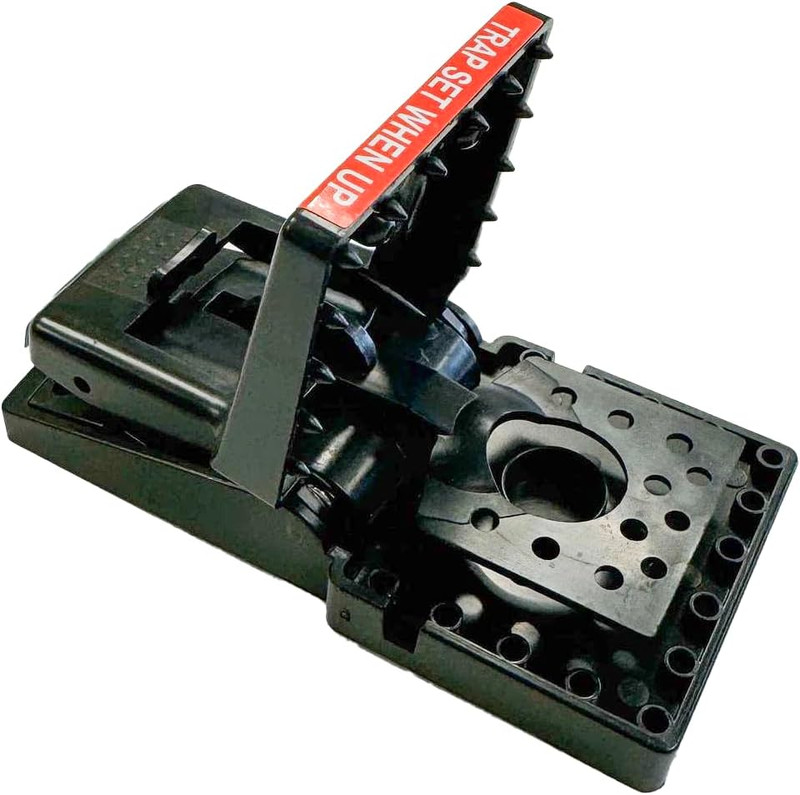 JT Eaton 409 Jawz Indoor Plastic Mouse Trap for Solid or Liquid Bait, Instant Ki