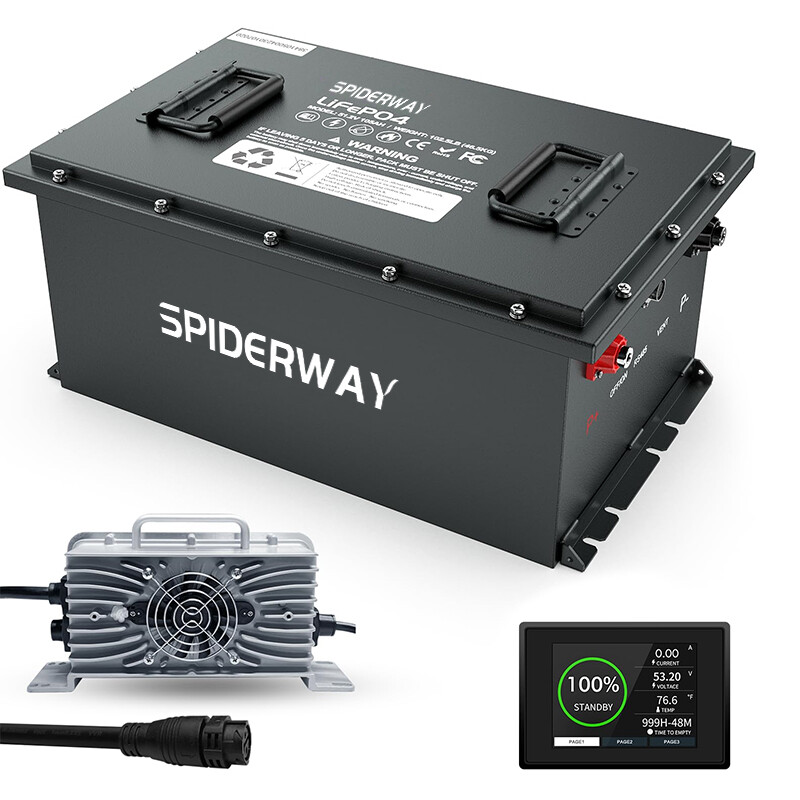 36V（38.4V） 105Ah Lithium LiFePO4 Battery for Taylor Dunn Utility Personnel Cart gallery