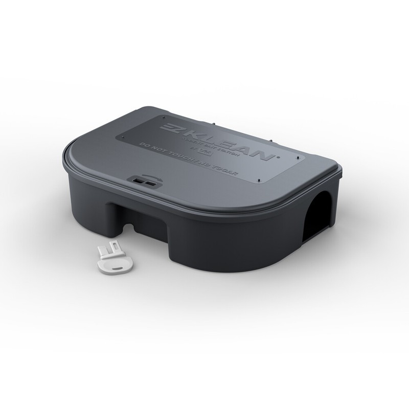 EZ Klean Pro Rat Mouse Baiting Station (6 stations) Tamper Resistant Baiting Box