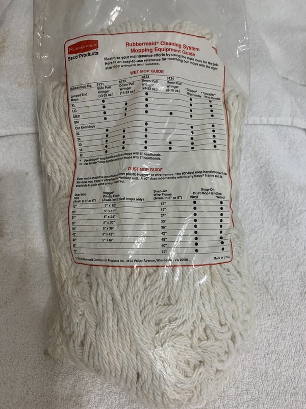 Rubbermaid Seco Dura Pro Wet & Dust Mop - 20oz. New In Packaging NEW! $SAV$ !!! gallery