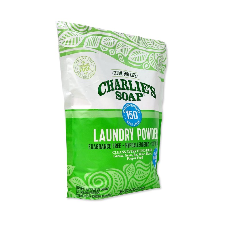 Charlie’s Soap Laundry Powder Detergent (150 64 Ounce (Pack of 1), WHITE gallery