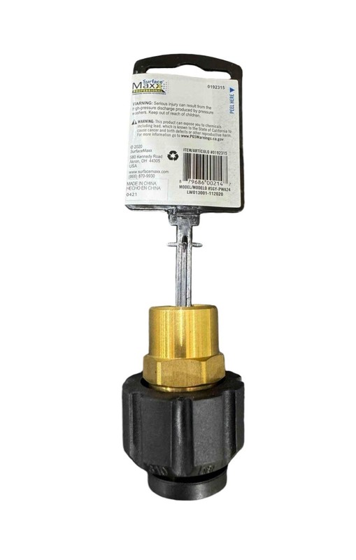 Surface Maxx Pressure Washer 3/8” FPT To M22 Gun Connector Adapter BUY 2, GET 1 gallery