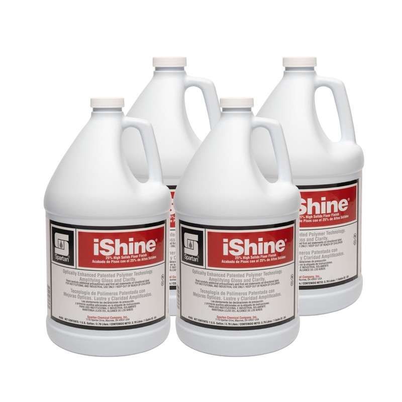 Case of 4 Gallons Spartan iShine Floor Finish