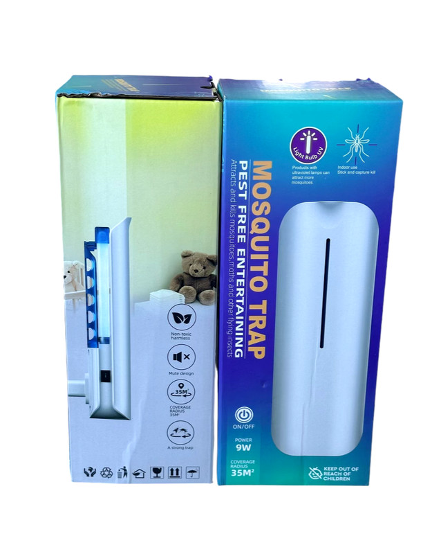 Mosquito Trap Fly Insect Trap Plug-in Bug Zapper 9W UV Light Bulb *2 PACK* gallery