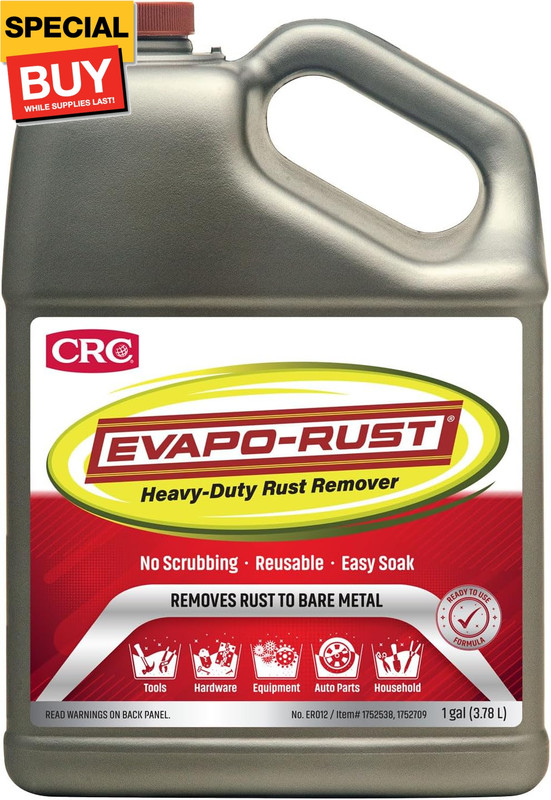 ER012 Super Safe – 128 Oz., Non Toxic Rust Remover for Auto Parts, Hardware, Ant