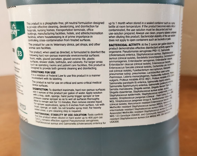 Diversey Morning Mist Neutral Disinfectant Cleaner 5L 5283020 Hospital Grade gallery